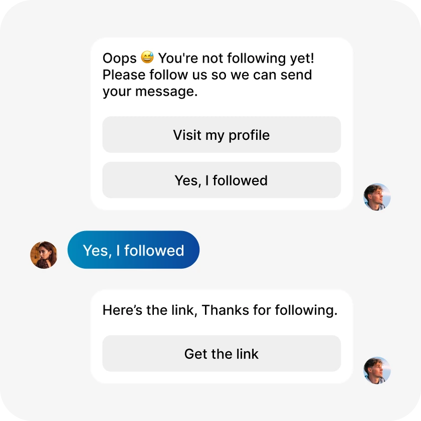 Get new followers