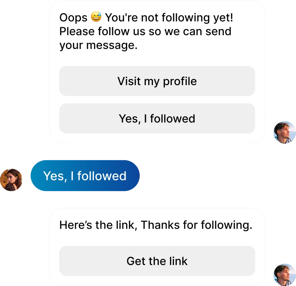 Get new followers