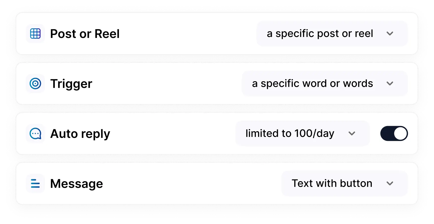Basic automation steps preview