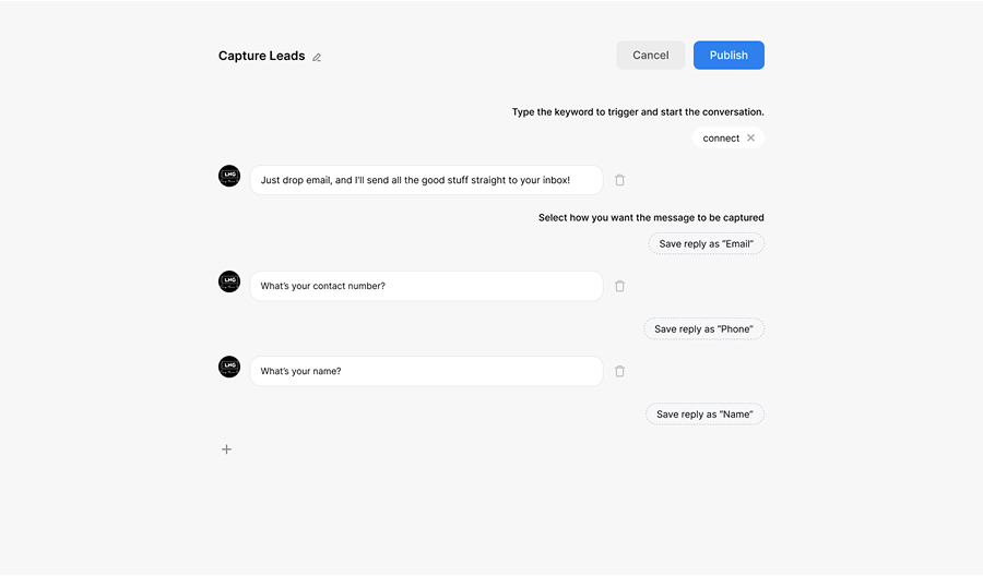 capture leads
